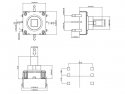 Micro switch / joystick 4-way with push button